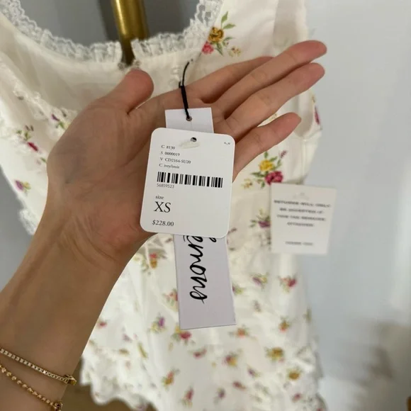 for love and lemons mini floral dress - Picture 3 of 4